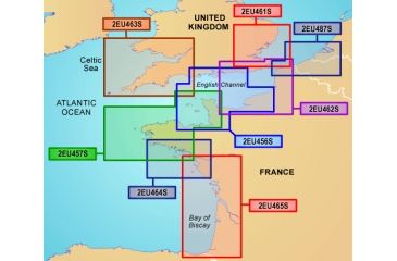 Image of Garmin On The Water GPS Cartography BlueChart g2: UK &amp; France Small South Map w/ Free S&amp;H