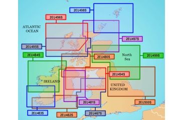 Image of Garmin On The Water GPS Cartography BlueChart g2: UK &amp; Ireland Small North Map w/ Free S&amp;H