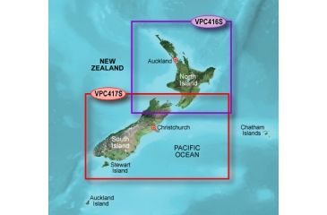 Image of Garmin On The Water GPS Cartography BlueChart g2 Vision: New Zealand Small Map w/ Free S&amp;H