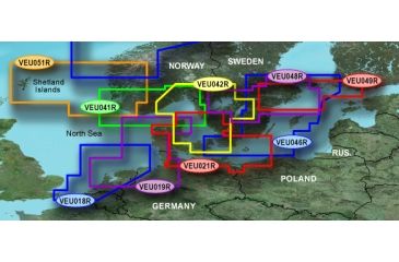 Image of Garmin On The Water GPS Cartography BlueChart g2 Vision: Nordic Countries Regular South Map w/ Free S&amp;H
