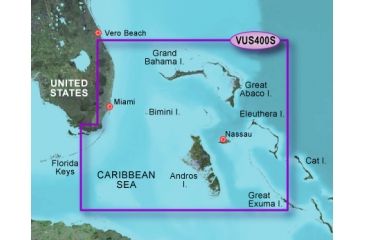 Image of Garmin On The Water GPS Cartography BlueChart g2 Vision: SE Coast/Caribbean Small Map 010-C0738-00 w/ Free S&amp;H