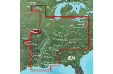 Image of Garmin On The Water GPS Cartography BlueChart g2 Vision: US Inland Rivers Map 010-C0737-00 w/ Free S&amp;H