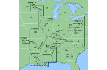 Image of Garmin On The Water GPS Cartography BlueChart: US Inland Rivers Map w/ Free S&amp;H