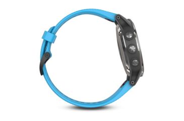 Image of Garmin Quatix 5, GPS Watch, WW, Silicone, Blue 010-01688-40