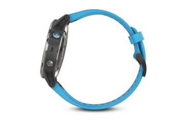 Image of Garmin Quatix 5, GPS Watch, WW, Silicone, Blue 010-01688-40