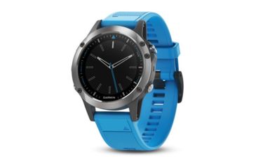 Image of Garmin Quatix 5, GPS Watch, WW, Silicone, Blue 010-01688-40