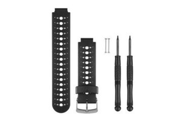 Image of Garmin Replacement Bands, Forerunner 230, Black/White 010-11251-82