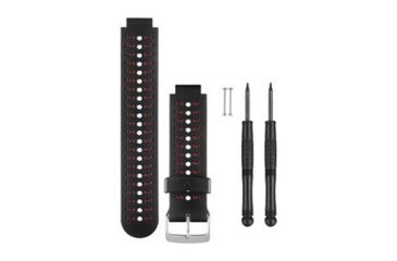Image of Garmin Replacement Bands, Forerunner 235, Black/Marsala 010-11251-90