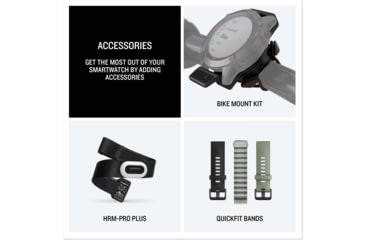 Image of Garmin Tactix 8 Premium Tactical GPS Watch - Solar Elite, 51mm, Black, 010-03407-10