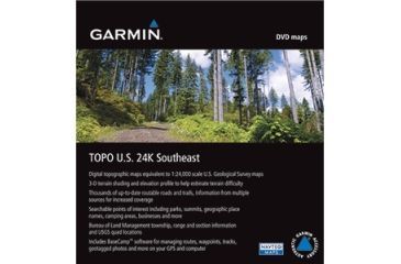 Image of Garmin Topo US 24K Southeast DVD 11319