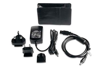 Image of Garmin Travel Pack (4.3'' carrying case, AC adapter cable with international adapters (North America, Europe and UK), USB cable 010-11230-00 w/ Free S&amp;H
