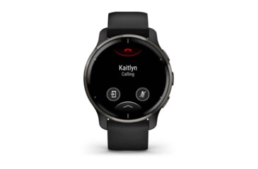Image of Garmin Venu 2 Plus Smartwatch, Black/Slate, 43mm, 010-02496-01