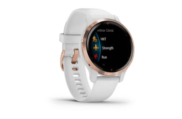 Image of Garmin Venu 2S, Rose Gold + White, Rose Gold/White, 010-02429-03