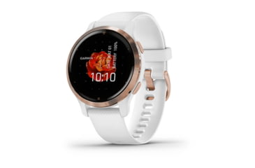 Image of Garmin Venu 2S, Rose Gold + White, Rose Gold/White, 010-02429-03