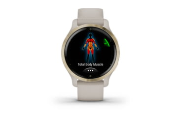 Image of Garmin Venu 2S, Tundra + Champagne, Tundra/Champagne, 010-02429-01