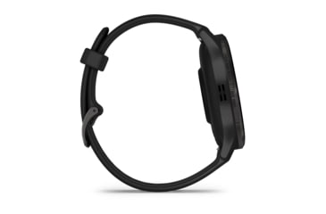 Image of Garmin Venu 3 Watch, Slate Stainless Steel Bezel w/ Black Case and Silicone Band, 010-02784-01