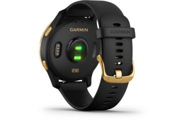 Image of Garmin Venu GPS Smartwatch, Black/Gold, 010-02173-31