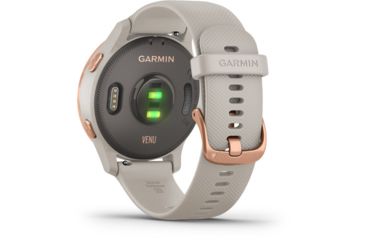 Image of Garmin Venu GPS Smartwatch, Light Sand/Rose Gold, 010-02173-21
