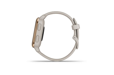 Image of Garmin Venu SQ GPS Smartwatch - Music Edition, Rose Gold Aluminum Bezel with Light Sand Case and Silicone Band, 010-02426-01