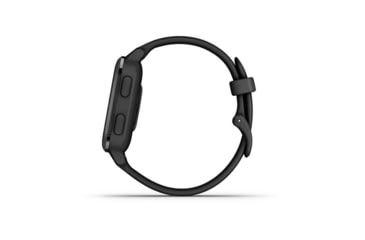 Image of Garmin Venu SQ GPS Smartwatch - Music Edition, Slate Aluminum Bezel with Black Case and Silicone Band, 010-02426-00