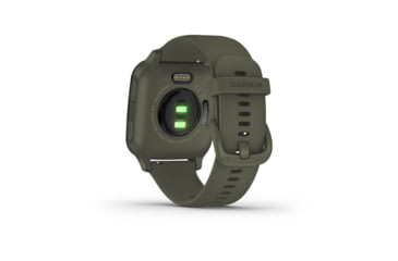 Image of Garmin Venu SQ GPS Smartwatch - Music Edition, Slate Aluminum Bezel with Moss Case and Silicone Band, 010-02426-03