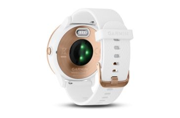 Image of Garmin Vivoactive 3, English Only, Silicone, White/Rose Gold 010-01769-09