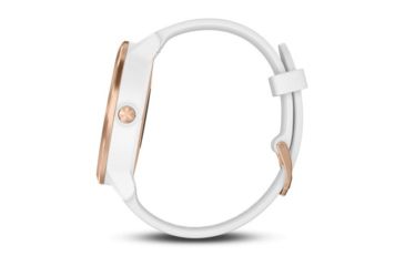 Image of Garmin Vivoactive 3, English Only, Silicone, White/Rose Gold 010-01769-09