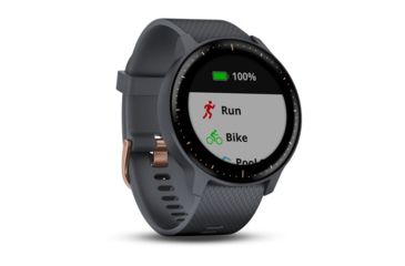 Image of Garmin Vivoactive 3 Music, NA, GPS, Wi-Fi, Granite Blue/Rose Gold 010-01985-31