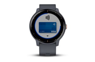 Image of Garmin Vivoactive 3 Music, NA, GPS, Wi-Fi, Granite Blue/Rose Gold 010-01985-31