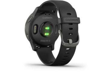 Image of Garmin Vivoactive 4S GPS Smartwatch, Black/Slate, 010-02172-11