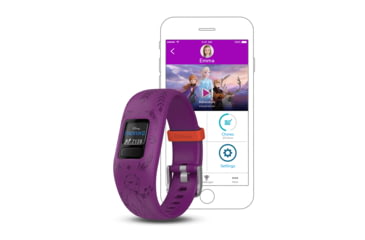 Image of Garmin Vivofit jr. 2, Kid's Activity Tracker, Disney Frozen 2 - Anna, Purple 010-01909-39