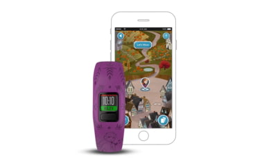 Image of Garmin Vivofit jr. 2, Kid's Activity Tracker, Disney Frozen 2 - Anna, Purple 010-01909-39