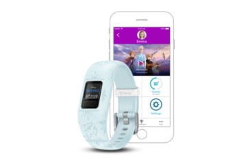 Image of Garmin Vivofit jr. 2, Kid's Activity Tracker, Disney Frozen 2 - Elsa, White 010-01909-38