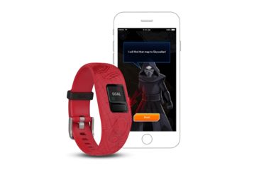 Image of Garmin Vivofit jr. 2, Kid's Activity Tracker, Star Wars - Dark Side, Red 010-01909-3B
