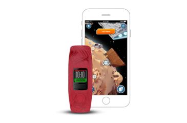 Image of Garmin Vivofit jr. 2, Kid's Activity Tracker, Star Wars - Dark Side, Red 010-01909-3B