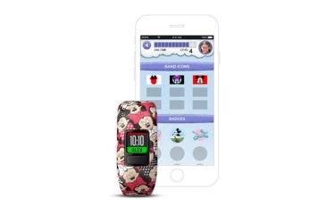 Image of Garmin Vivofit jr2, English Only, Stretchy, Minnie Mouse 010-01909-20