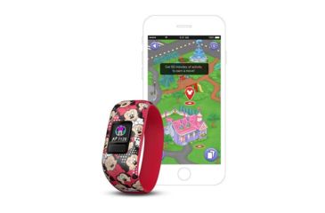 Image of Garmin Vivofit jr2, English Only, Stretchy, Minnie Mouse 010-01909-20