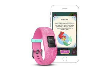 Image of Garmin Vivofit jr2, NA/AUS, Adjustable, Princess, Pink 010-01909-33