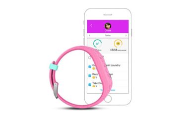 Image of Garmin Vivofit jr2, NA/AUS, Adjustable, Princess, Pink 010-01909-33