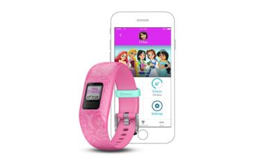 Image of Garmin Vivofit jr2, NA/AUS, Adjustable, Princess, Pink 010-01909-33