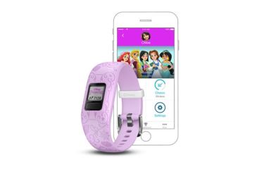 Image of Garmin Vivofit jr2, NA/AUS, Adjustable, Princess, Purple 010-01909-34