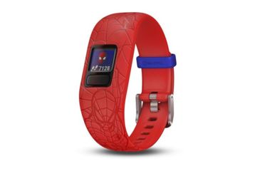Image of Garmin Vivofit jr2, NA/AUS, Adjustable, Spider-Man, Red 010-01909-36