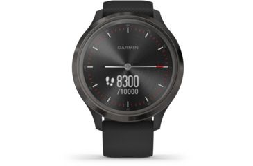 Image of Garmin Vivomove 3 Hybrid Smartwatch, Black/Slate, 010-02239-01