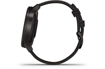 Image of Garmin Vivomove 3 Style Hybrid Smartwatch w/Nylon Band, Black/Slate, 010-02240-03