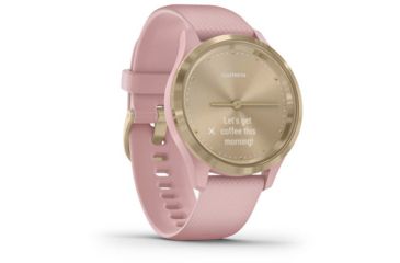 Image of Garmin Vivomove 3S Hybrid Smartwatch, Dust Rose/Light Gold, 010-02238-01
