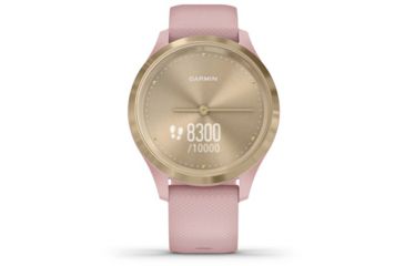 Image of Garmin Vivomove 3S Hybrid Smartwatch, Dust Rose/Light Gold, 010-02238-01