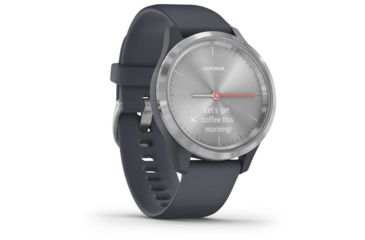 Image of Garmin Vivomove 3S Hybrid Smartwatch, Granite Blue/Silver, 010-02238-00