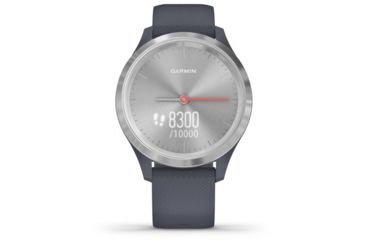 Image of Garmin Vivomove 3S Hybrid Smartwatch, Granite Blue/Silver, 010-02238-00
