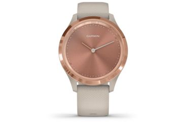 Image of Garmin Vivomove 3S Hybrid Smartwatch, Light Sand/Rose Gold, 010-02238-02
