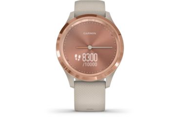 Image of Garmin Vivomove 3S Hybrid Smartwatch, Light Sand/Rose Gold, 010-02238-02